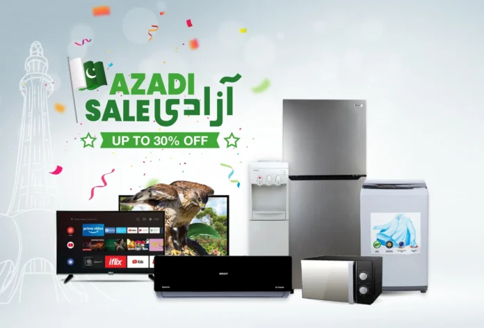 Azadi sale on brands in Pakistan for the Year 2023