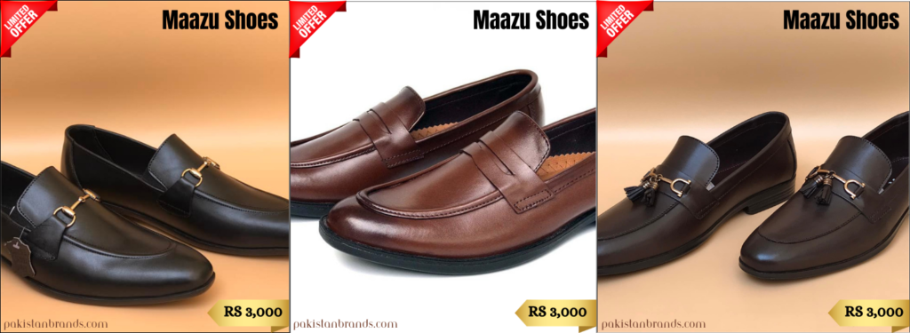 Maazu Shoes - Popular Shoes Brands In Pakistan